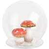 Clayre & Eef 6GL4446 Campana de vidrio transparente Ø 15x16 cm