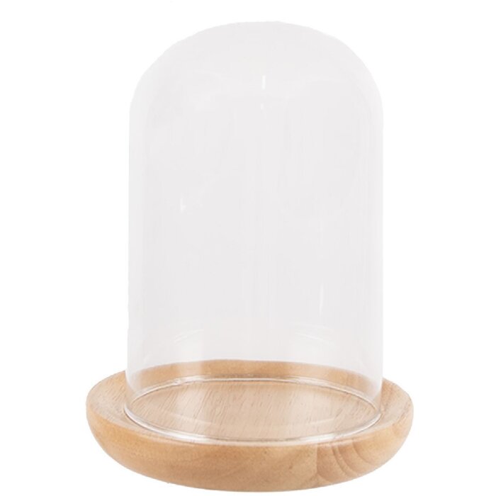 Clayre & Eef 6GL4481 Posavasos de Madera con Campana Ø 13x16 cm