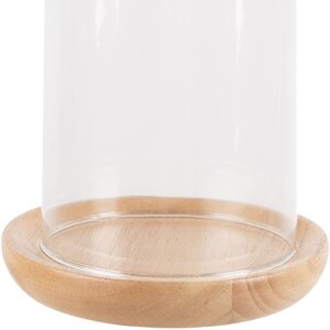 Clayre & Eef 6GL4481 Posavasos de Madera con Campana...