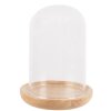 Clayre & Eef 6GL4481 Posavasos de Madera con Campana Ø 13x16 cm