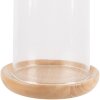 Clayre & Eef 6GL4481 Posavasos de Madera con Campana Ø 13x16 cm