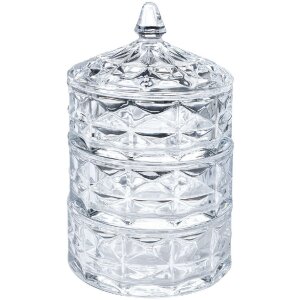 Clayre & Eef 6GL4876 Tarro con tapa Ø 13x23 cm
