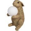 Clayre & Eef 6LMP790 Sobremesa Bunny Oro G9 max 60W 27x19x35 cm