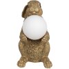 Clayre & Eef 6LMP790 Sobremesa Bunny Oro G9 max 60W 27x19x35 cm