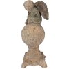 Clayre & Eef 6MG0102 Decoración Ángel Acabado Antiguo 18x17x44 cm