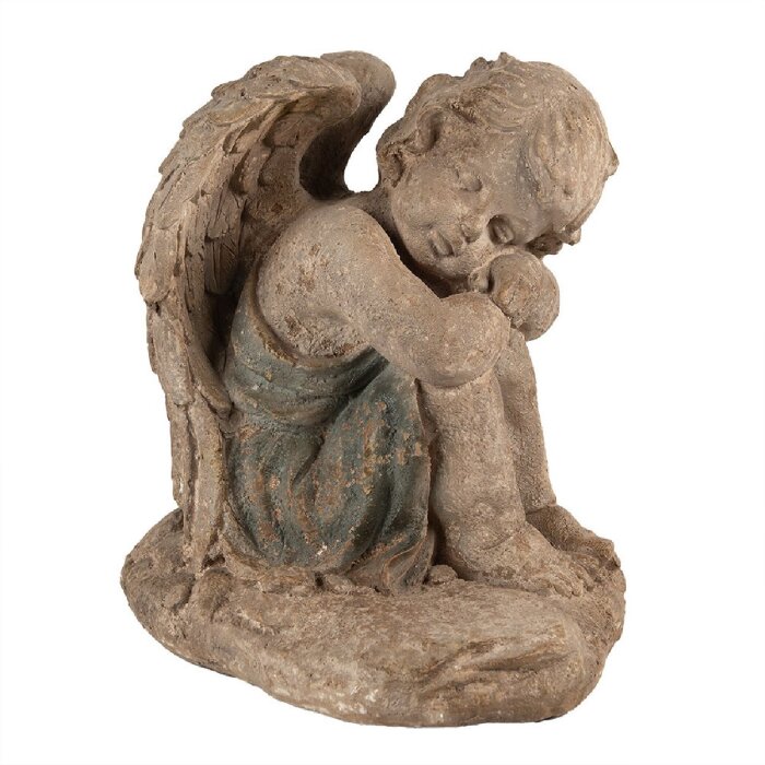 Clayre & Eef 6MG0103 Decoración ángel aspecto antiguo 37x27x36 cm