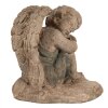 Clayre & Eef 6MG0103 Decoración ángel aspecto antiguo 37x27x36 cm