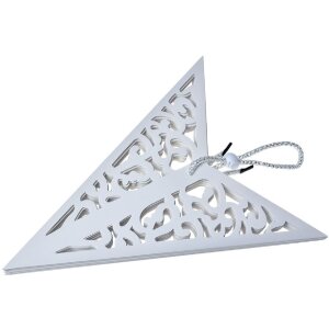 Clayre & Eef 6PA0510L Decoración Estrella Blanca 60x18x60 cm