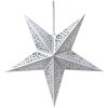 Clayre & Eef 6PA0510L Decoración Estrella Blanca 60x18x60 cm