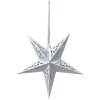 Clayre & Eef 6PA0510S Decoración Estrella Blanca 30x10x30 cm