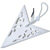 Clayre & Eef 6PA0510S Decoración Estrella Blanca 30x10x30 cm