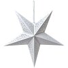 Clayre & Eef 6PA0511L Decoración Estrella Blanca 60x22x60 cm