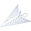Clayre & Eef 6PA0511L Decoración Estrella Blanca 60x22x60 cm