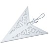Clayre & Eef 6PA0511M Decoración Estrella Blanca 45x15x45 cm