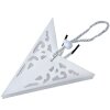 Clayre & Eef 6PA0511S Decoración Estrella Blanca 30x10x30 cm