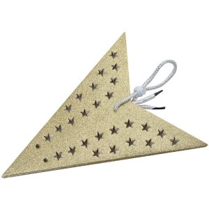 Clayre & Eef 6PA0512L Decoración estrella oro...