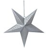Clayre & Eef 6PA0512LZI Decoración Estrella 60x22x60 cm Plata
