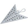 Clayre & Eef 6PA0512LZI Decoración Estrella 60x22x60 cm Plata