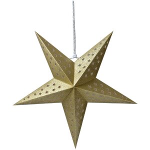 Clayre & Eef 6PA0512M Decoración Estrella Oro...