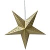 Clayre & Eef 6PA0512M Decoración Estrella Oro 45x15x45 cm