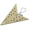 Clayre & Eef 6PA0512M Decoración Estrella Oro 45x15x45 cm