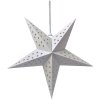 Clayre & Eef 6PA0512MW Decoración Estrella Blanca 45x15x45 cm