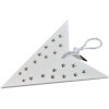 Clayre & Eef 6PA0512MW Decoración Estrella Blanca 45x15x45 cm