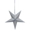 Clayre & Eef 6PA0512SZI Decoración Estrella Plata 30x10x30 cm