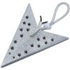 Clayre & Eef 6PA0512SZI Decoración Estrella Plata 30x10x30 cm
