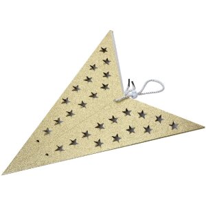 Clayre & Eef 6PA0512XL Decoración Estrella Oro...
