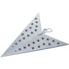 Clayre & Eef 6PA0512XLZI Estrellas decorativas plata 90x20x90 cm