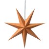 Clayre & Eef 6PA0513M Decoración Estrella Naranja 45x15x45 cm