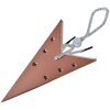 Clayre & Eef 6PA0514S Decoración estrella cobre 30x8x30 cm
