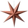 Clayre & Eef 6PA0514XL Decoración estrella cobre 90x18x90 cm