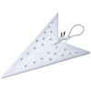 Clayre & Eef 6PA0515L Decoración Estrella Blanca 60x22x60 cm