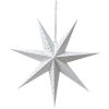 Clayre & Eef 6PA0515M Decoración Estrella Blanca 45x15x45 cm