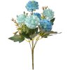 Clayre & Eef 6PL0265 Flor artificial 15x10x30 cm Azul Verde