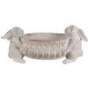 Clayre & Eef 6PR5054 Decoración maceta conejo 43x19x19 cm aspecto piedra
