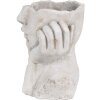 Clayre & Eef 6TE0498L Maceta Cara 20x17x22 cm Gris