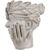 Clayre & Eef 6TE0500 Maceta Flor Mujer Gris 27x22x31 cm