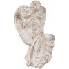 Clayre & Eef 6TE0505 Macetero Blanco Piedra Barroca 22x13x30 cm