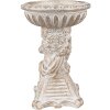 Clayre & Eef 6TE0506 Maceta Angel Blanco Antiguo 18x15x23 cm