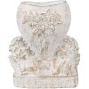 Clayre & Eef 6TE0508 Maceta Ángel 23x13x25 cm Blanco Vintage