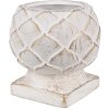 Clayre & Eef 6TE0511S Maceta Ø 14x14 cm Blanco Vintage