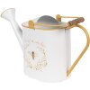 Clayre & Eef 6Y5510 Regadera Decorativa Blanco Amarillo 39x13x21 cm