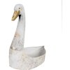 Clayre & Eef 6Y5514 Jardinera Oro Blanco 40x21x40 cm