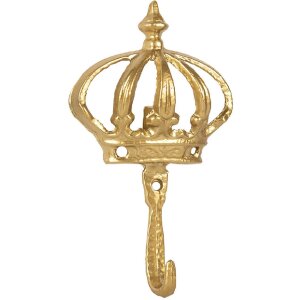Clayre & Eef 6Y5547 Gancho de pared Crown Gold...