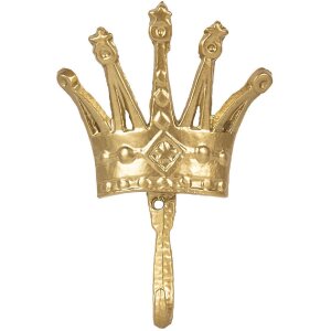 Clayre & Eef 6Y5548 Gancho de pared Crown Gold...