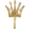 Clayre & Eef 6Y5548 Gancho de pared Crown Gold 11x3x18 cm