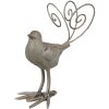 Clayre & Eef 6Y5589 Decoración Pájaro Verde 17x10x20 cm